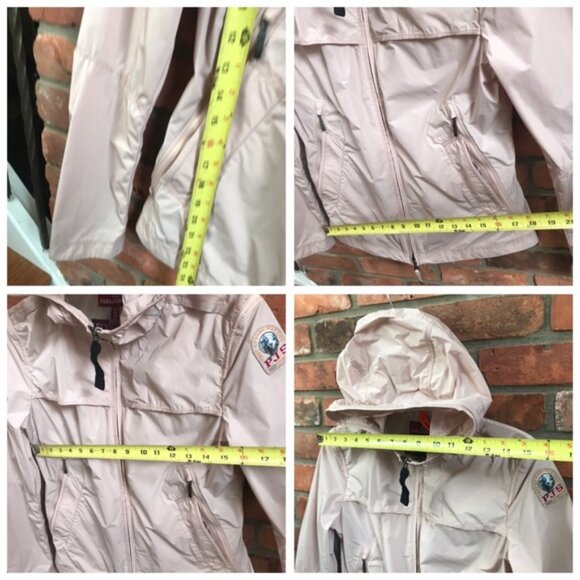 Parajumpers NEW Flyweight Jacket Light Windbreaker Nylon Hoodie Hood Coat Zip S - Picture 16 of 16